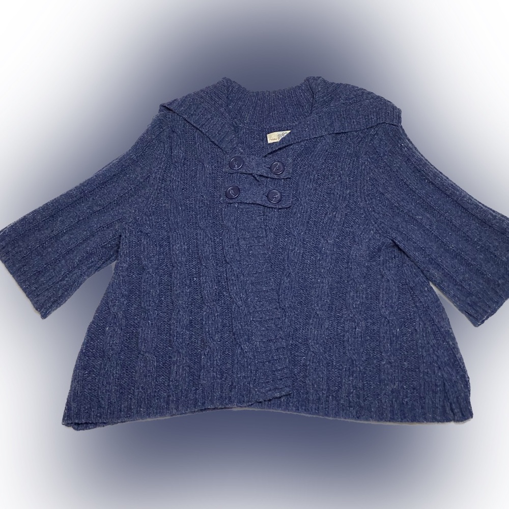 blue sweater top